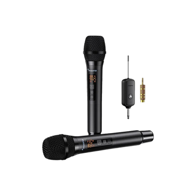 Sistema Inalambrico - Maono - Doble - De Mano - Receptor Pequenio - Salida Trs - Wm760 A2  